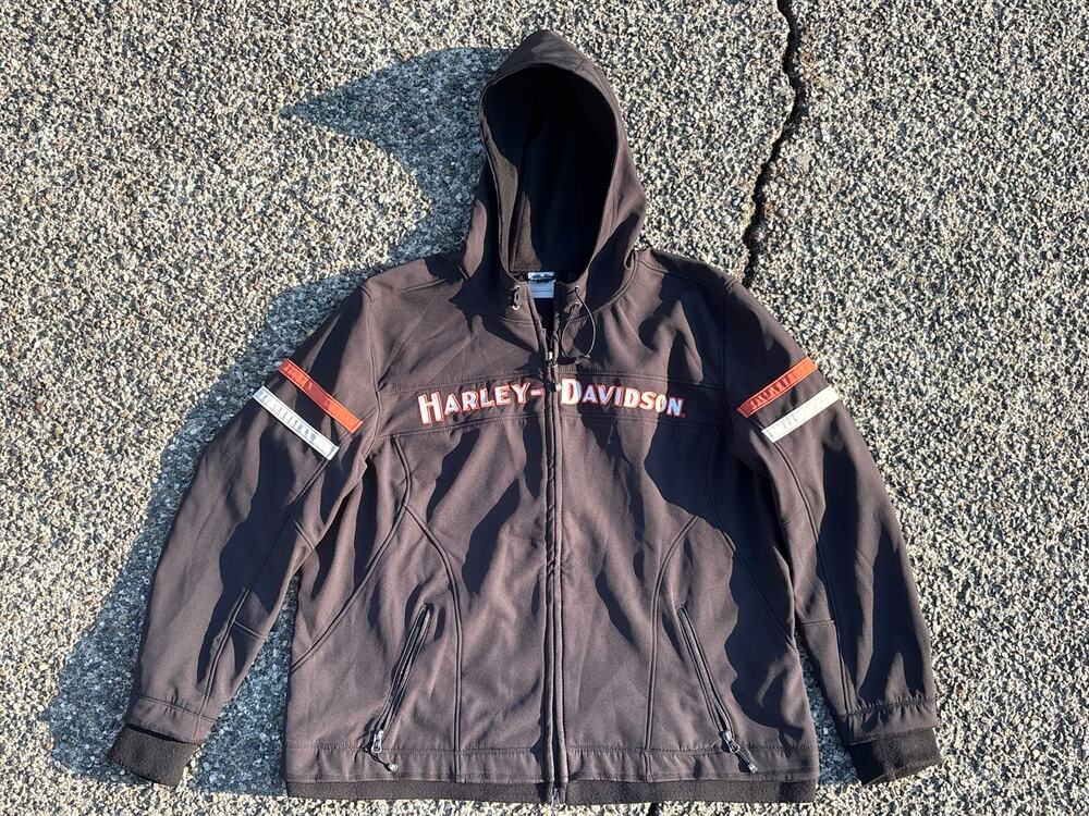Women’s Harley Davidson Riding Jacket, Wind Proof Embroidered Size 2W HD